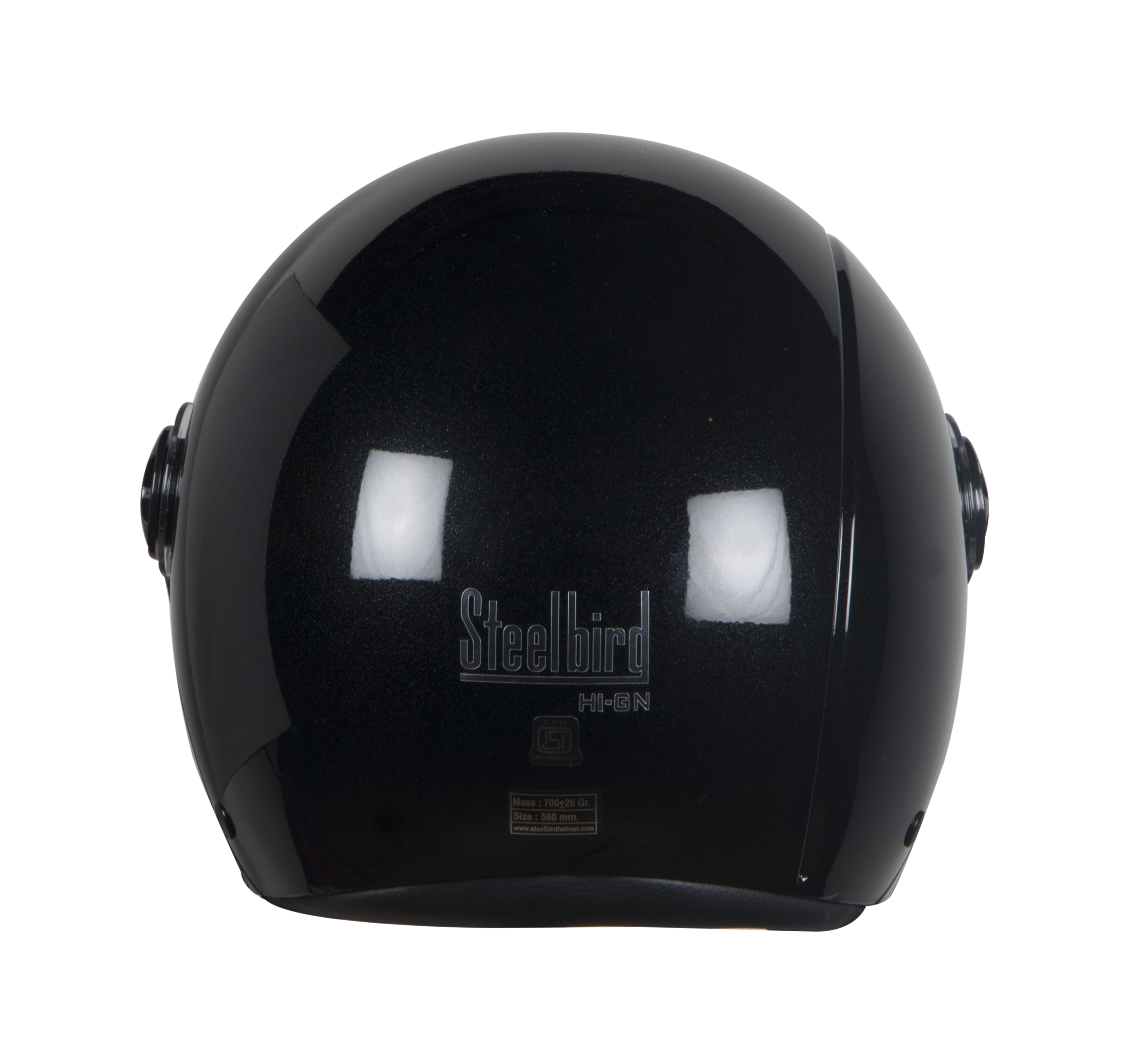 SBH-16 Frost Glossy Black (For Girls)( Fitted With Clear Visor Extra Smoke Visor Free)